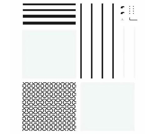 Klaasuks Jõhvisaega Töödeldud Must 90 X 2 X 205 Cm Alumiinium