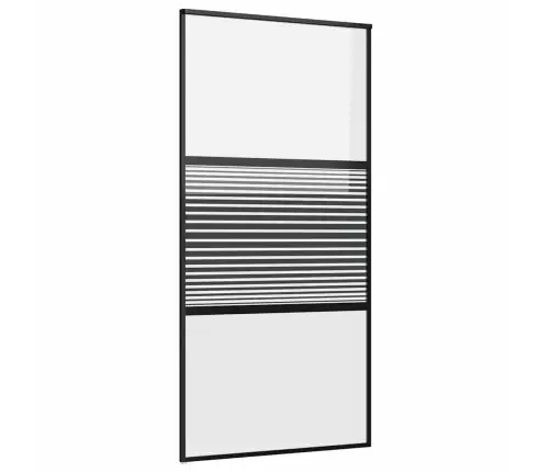 Slīdošās Durvis Melna 102.5 X 205 Cm Vidaxl