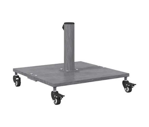 Āra Lietussarga Statīvi Tumša Koka 45 X 45 X 31.5 Cm Tērauds Vidaxl