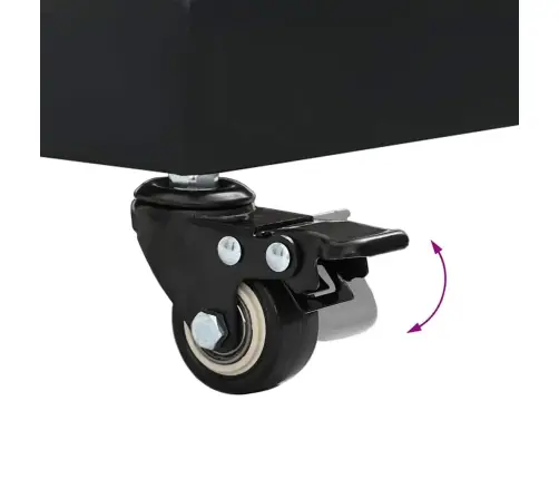 Āra Lietussarga Statīvi Melna 45 X 45 X 32 Cm Tērauds, Betons Vidaxl