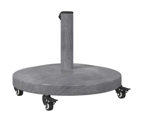 Päikesevarju Jalg Tume Hall Puidu Ilme 48 X 48 X 32 Cm