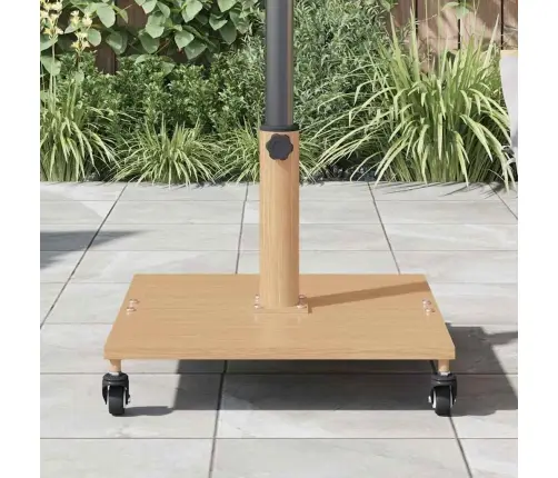 Päikesevarju Jalg Hele Puit 45 X 45 X 31,5 Cm