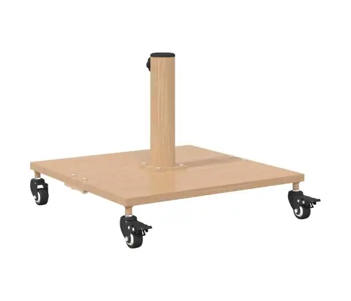 Päikesevarju Jalg Hele Puit 45 X 45 X 31,5 Cm