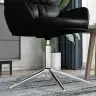 Biroja Krēsla Gāzes Cilindrs Hroms 18,5 Cm Dzelzs Vidaxl