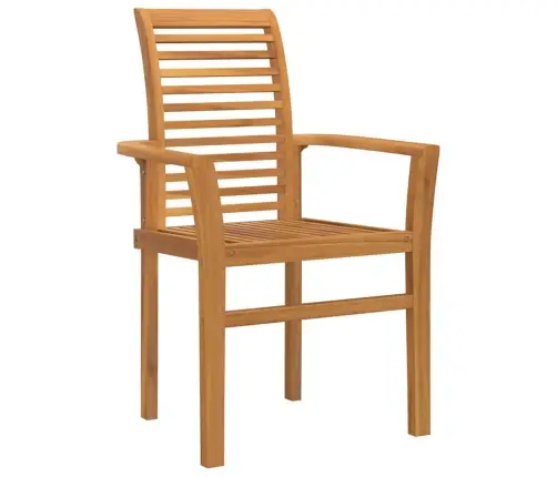 5 Daļu Dārza Ēdamgalds No Cietkoksnes Teak Vidaxl