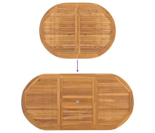 7 Daļu Dārza Galda Komplekts, Cietais Teak Koks Vidaxl