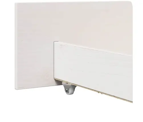 Gultas Rāmis Ar Atvilktni Ar Galvas Klāju Ar Uzglabāšanu Balts 140 X 200 Cm Priežu Koks Vidaxl