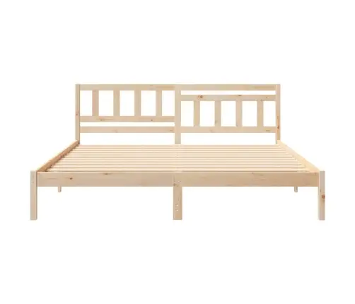 Lovos Rėmas Ruda 200 X 200 Cm Kietos Pušies Mediena