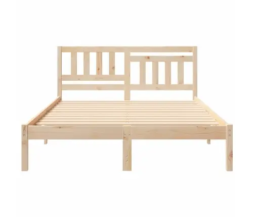 Lovos Rėmas Ruda 120 X 190 Cm Kietos Pušies Mediena