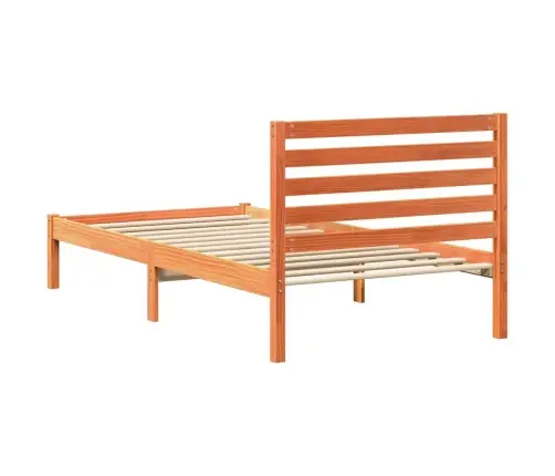 Lovos Rėmas Vaško Ruda 80 X 200 Cm Kietos Pušies Mediena