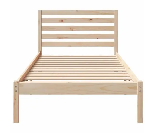 Lovos Rėmas Ruda 75 X 190 Cm Kietos Pušies Mediena