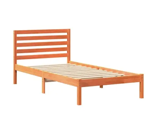 Lovos Rėmas Su Galvūgalio Vaško Ruda 75 X 190 Cm Pušies Masyvas