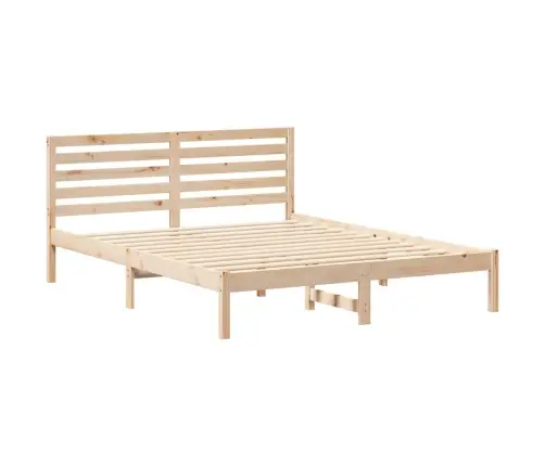 Lovos Rėmas Ruda 150 X 200 Cm Kietos Pušies Mediena