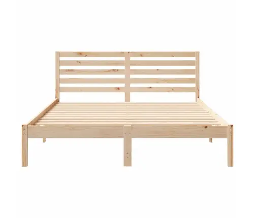 Lovos Rėmas Ruda 150 X 200 Cm Kietos Pušies Mediena