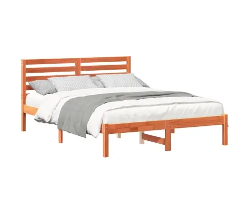 Lovos Rėmas Vaško Ruda 120 X 200 Cm Kietos Pušies Mediena