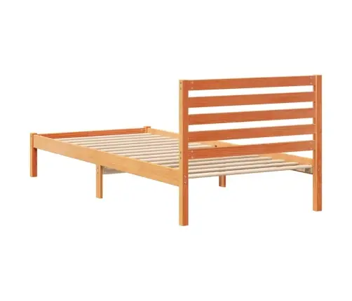 Voodi Raam Peaga Vahapruun 90 X 210 Cm Tahke Mänd