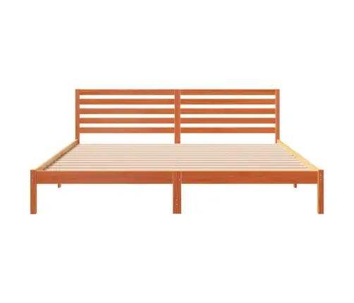 Lovos Rėmas Vaško Ruda 200 X 210 Cm Kietos Pušies Mediena