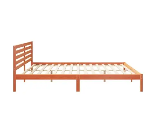 Lovos Rėmas Vaško Ruda 200 X 210 Cm Kietos Pušies Mediena