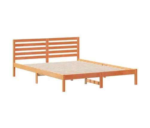 Gultas Rāmis Vaska Brūna 160 X 220 Cm Masīvkoka Priede Vidaxl Gultas Rāmis Vaska Brūna 160 X 220 Cm Masīvkoka Priede Vidaxl