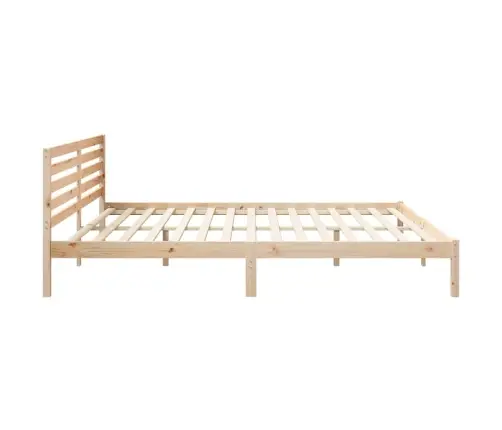 Lovos Rėmas Ruda 180 X 220 Cm Kietos Pušies Mediena