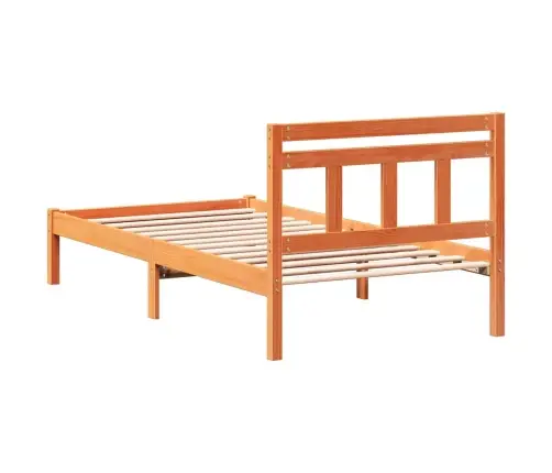 Lovos Rėmas Ruda 90 X 190 Cm Kietos Pušies Mediena