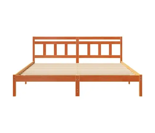 Lovos Rėmas Su Galvūgalio Ruda Pušies Mediena