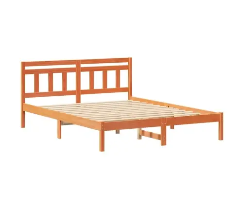 Lovos Rėmas Ruda 150 X 200 Cm Kietos Pušies Mediena