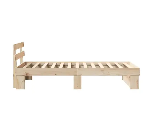 Lovos Rėmas Ruda 90 X 200 Cm Kietos Pušies Mediena