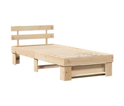 Lovos Rėmas Ruda 90 X 190 Cm Kietos Pušies Mediena