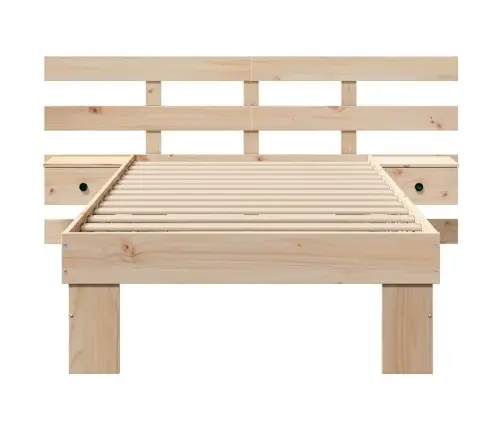 Lovos Rėmas Ruda 90 X 190 Cm Kietos Pušies Mediena