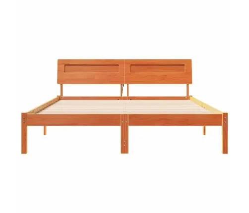 Lovos Rėmas Vaško Ruda 150 X 200 Cm Kietos Pušies Mediena