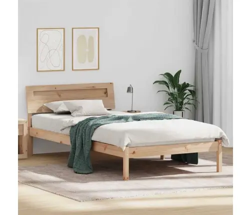 Gultas Rāmis Brūna 90 X 200 Cm Masīvkoka Priede Vidaxl Gultas Rāmis Brūna 90 X 200 Cm Masīvkoka Priede Vidaxl