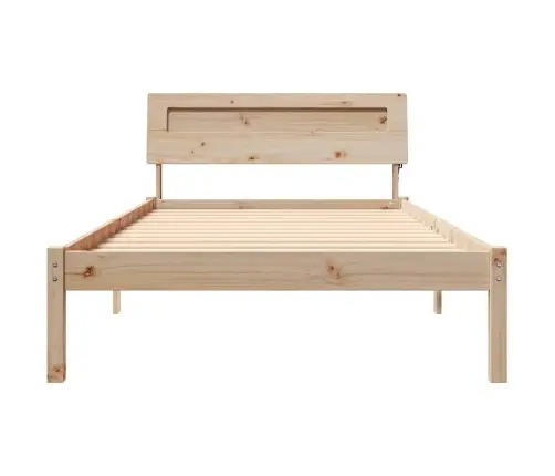 Gultas Rāmis Brūna 90 X 200 Cm Masīvkoka Priede Vidaxl Gultas Rāmis Brūna 90 X 200 Cm Masīvkoka Priede Vidaxl