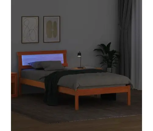 Voodi Raam Peaga Vahapruun 100 X 200 Cm Tahke Mänd