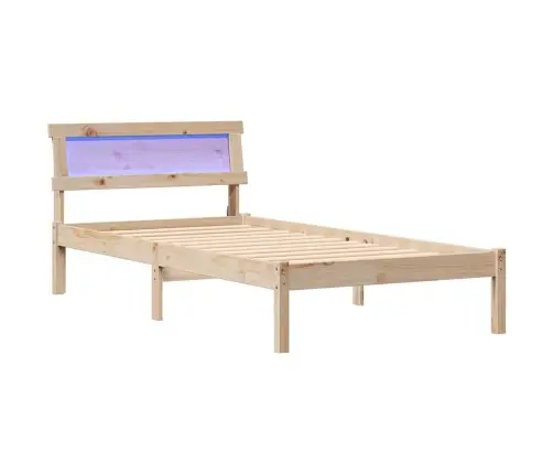 Lovos Rėmas Ruda 90 X 200 Cm Kietos Pušies Mediena