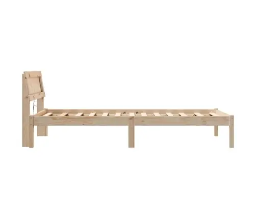 Lovos Rėmas Ruda 90 X 200 Cm Kietos Pušies Mediena