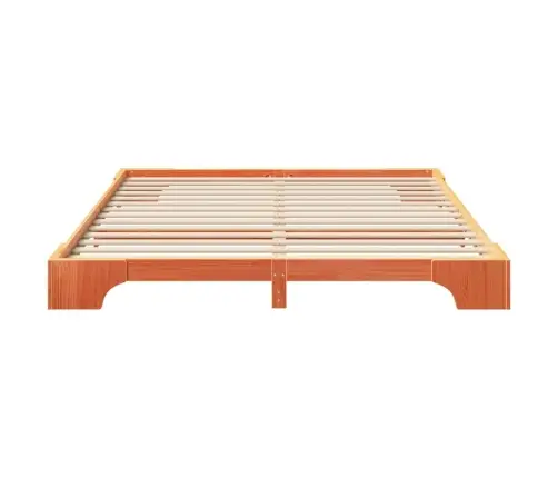 Voodi Raam Pruun 180 X 210 Cm Tahke Mänd