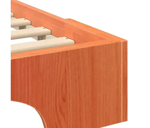 Grīdas Gultas Rāmis Ar Uzglabāšanu Brūna 200 X 210 Cm Koka Vidaxl