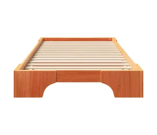 Lovos Rėmas Ruda 100 X 220 Cm Kietos Pušies Mediena