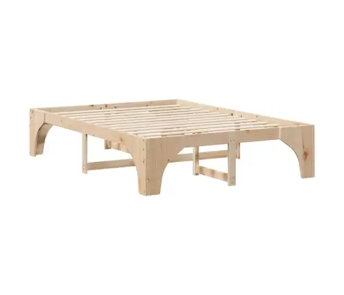 Lovos Rėmas Ruda 160 X 200 Cm Kietos Pušies Mediena