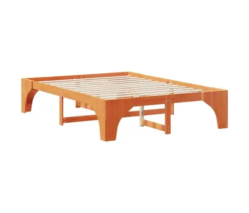 Voodi Raam Pruun 150 X 200 Cm Tahke Mänd