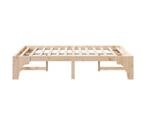 Lovos Rėmas Ruda 120 X 200 Cm Kietos Pušies Mediena