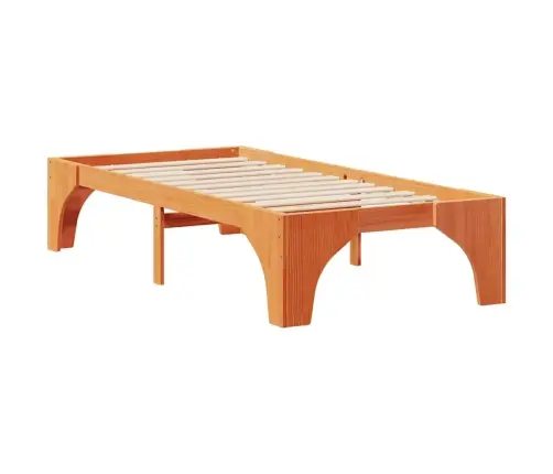 Lovos Rėmas Ruda 90 X 200 Cm Kietos Pušies Mediena
