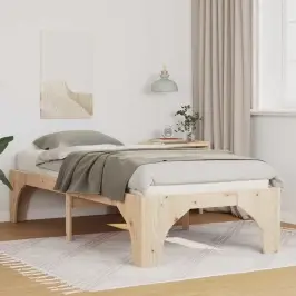 Grīdas Gultas Rāmis Brūna 90 X 190 Cm Priedes Masīvkoks Vidaxl Grīdas Gultas Rāmis Brūna 90 X 190 Cm Priedes Masīvkoks Vidaxl