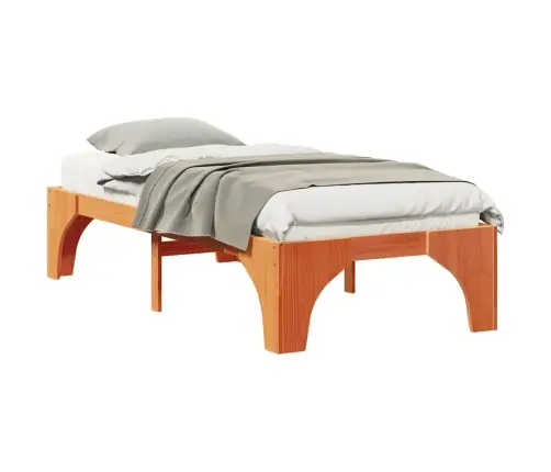 Lovos Rėmas Ruda 90 X 190 Cm Kietos Pušies Mediena