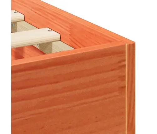 Põrandavoodiraam Ladustamisega Pruun 90 X 190 Cm Männipuit