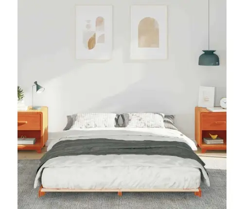 Põrandavoodiraam Vahapruun 140 X 210 Cm Männipuit