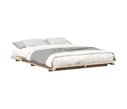 Põrandavoodiraam Pruun 160 X 210 Cm Männipuit