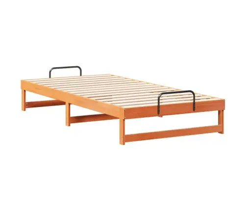 Lovos Rėmas Ruda 100 X 200 Cm Kietos Pušies Mediena