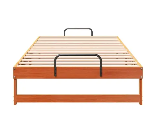 Lovos Rėmas Ruda 100 X 200 Cm Kietos Pušies Mediena